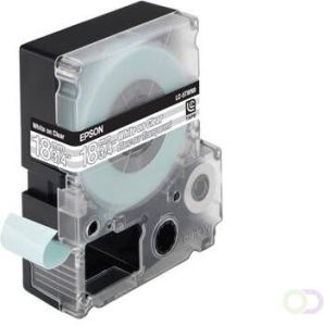 Epson transparante tape breedte 18 mm wit transparant