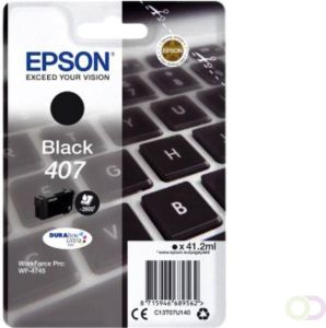 Epson WF-4745 inktcartridge 1 stuk(s) Compatibel Hoog (XL) rendement Zwart (C13T07U140)