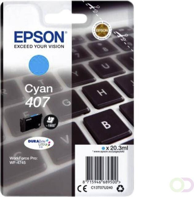 Epson WF-4745 Series Ink Cartridge L Cyan (C13T07U240)