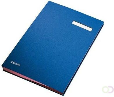 OfficeTown Esselte handtekenmap ft A4 20 vakken blauw - Foto 4