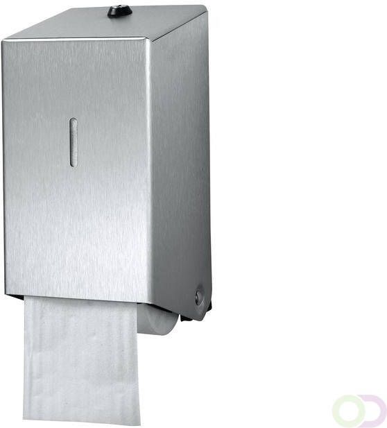 Euro Products Toiletpapierdispenser doprol duo RVS 438001