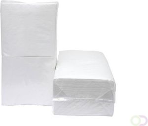 IEZZY disposables Servetten Blanco 1 4vouw 1-laags 4500st