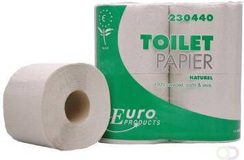 Euro Products Toiletpapier Europroducts euro natural 1-laags
