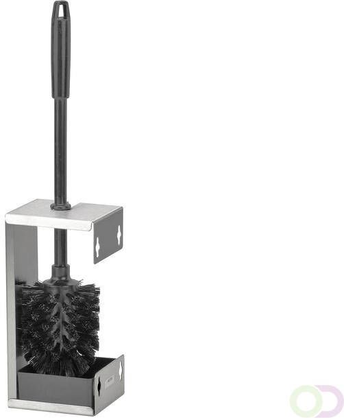 Quartzline Toiletborstelset rvs zilver P3400226