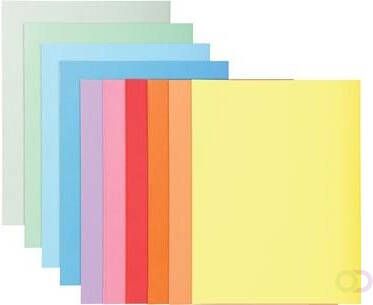 Exacompta dossiermap Super 180 voor ft A4 pak van 100 stuks 10 geassorteerde kleuren