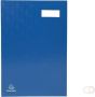 OfficeTown Exacompta handtekenmap voor ft 24 x 35 cm uit karton overdekt met pvc 20 indelingen blauw - Thumbnail 2