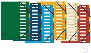 OfficeTown Exacompta voorordner Harmonika 12 vakken geassorteerde kleuren - Foto 2