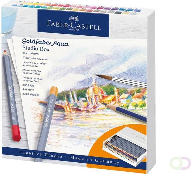Faber Castell Aquarelpotlood Faber-Castell Goldfaber studiobox Ã¡ 38+3 stuks