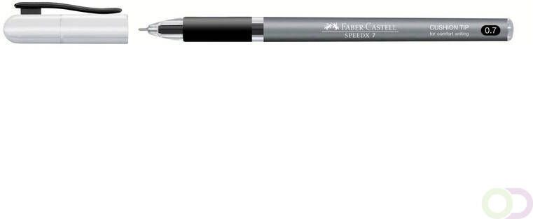 Faber Castell balpen Faber-Castell Speedx 0 7mm zwart