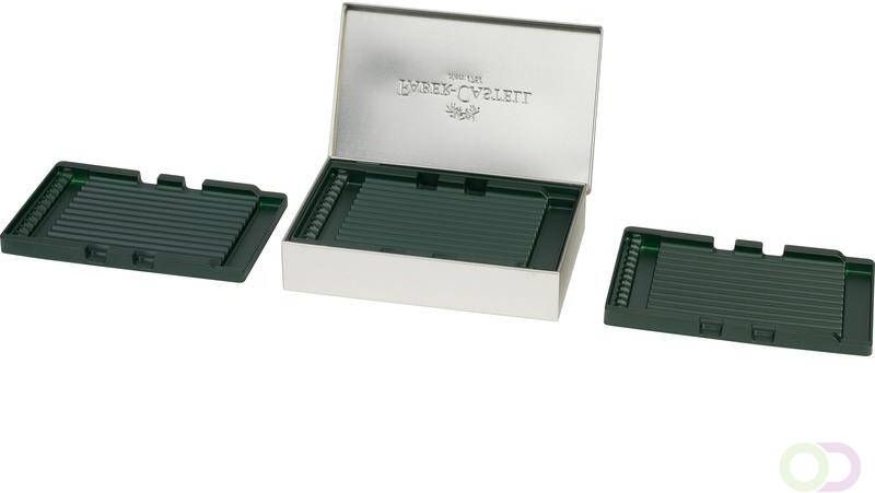 Faber Castell Bewaarblik Faber-Castell geschikt voor 36 potloden. Voorzien van 3 inleg trays.
