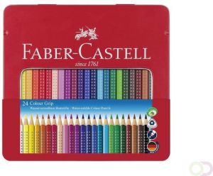 Faber Castell Faber-Castell kleurpotloden grip color 2001 assorti etui Ã  24 stuks