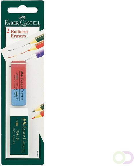 Faber Castell gum Faber-Castell Combi 7082 + 7081 blister
