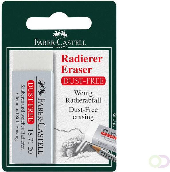 Faber Castell gum Faber-Castell stofvrij op blister