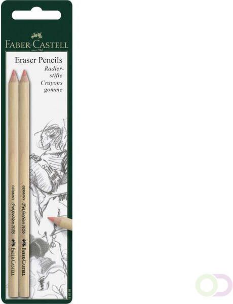 Faber Castell gumpotlood Faber-Castell Perfection 7056 2 stuks op blister