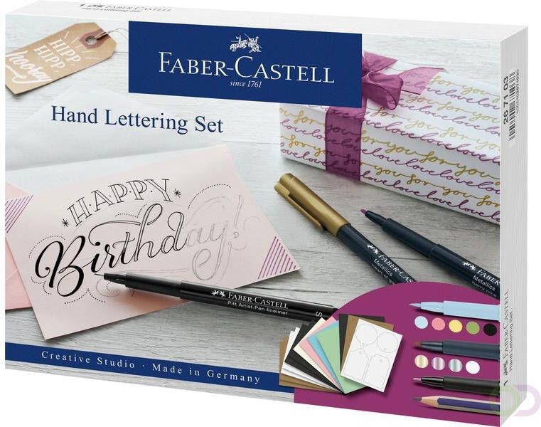 Faber Castell Hand lettering set Faber-Castell 12 stuks