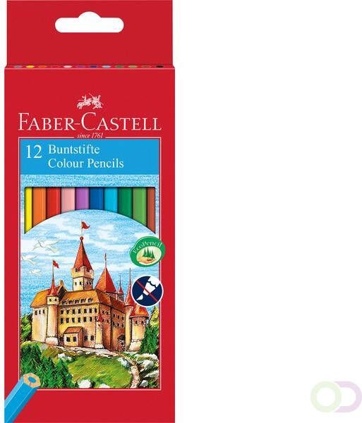 Faber Castell Kleurpotloden Faber-Castell eco in kartonnen etui a 12st.