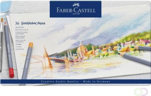Faber-Castell Kleurpotloden Goldfaber aquarel blik Ã  36 stuks assorti
