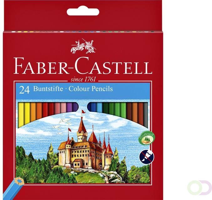 Faber-Castell Kleurpotloden set Ã  24 stuks assorti