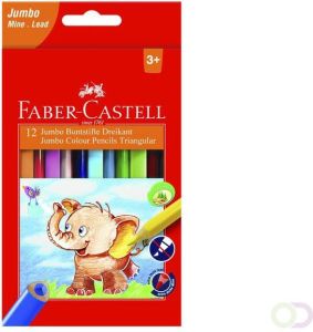 Faber Castell kleurpotlood Faber-Castell Jumbo 12stuks