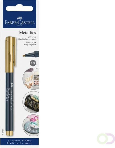 Faber Castell Marker metallic gold lijnbreedte 1 5mm