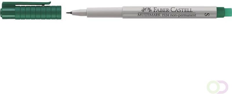 Faber Castell marker Multimark non permanent S groen