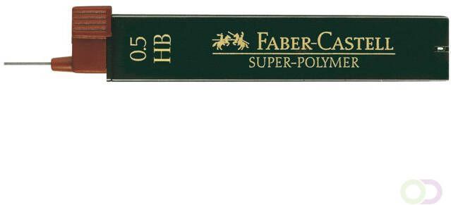 Faber-Castell Potloodstift 0.5mm HB super-polymer koker Ã  12 stuks