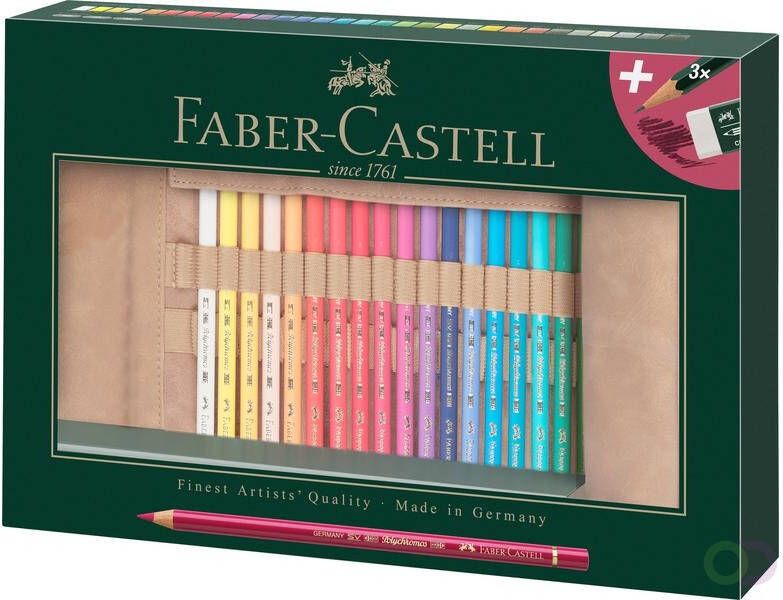 Faber Castell Roletui Faber-Castell Polychromos potloden 30 stuks