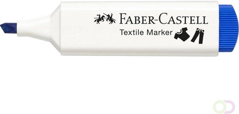 Faber Castell Textielmarker Faber-Castell Blauw