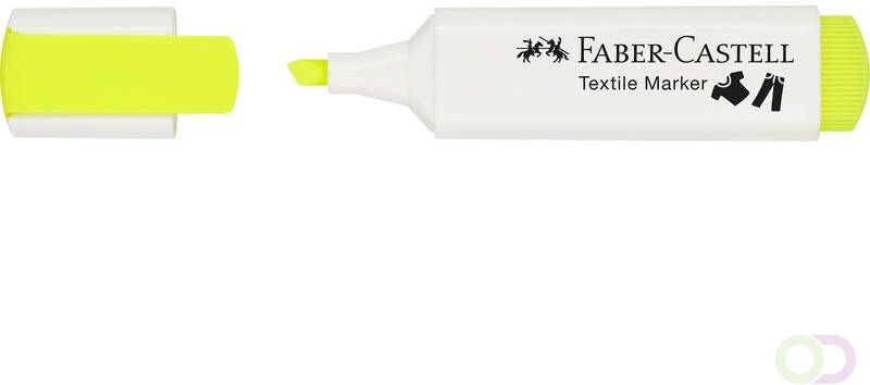Faber Castell Textielmarker Faber-Castell Neon geel
