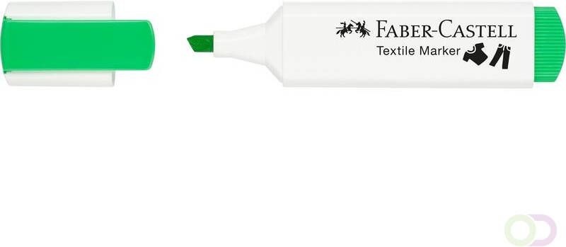 Faber Castell Textielmarker Faber-Castell Neon groen