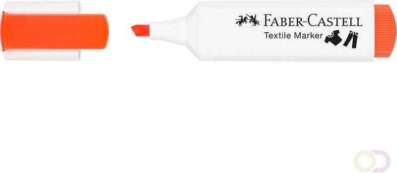 Faber Castell Textielmarker Faber-Castell Neon oranje
