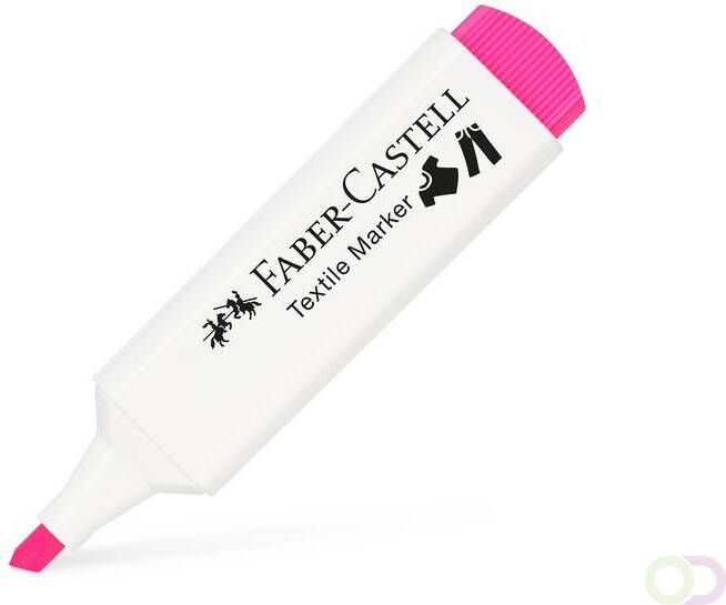 Faber Castell Textielmarker Faber-Castell Neon roze