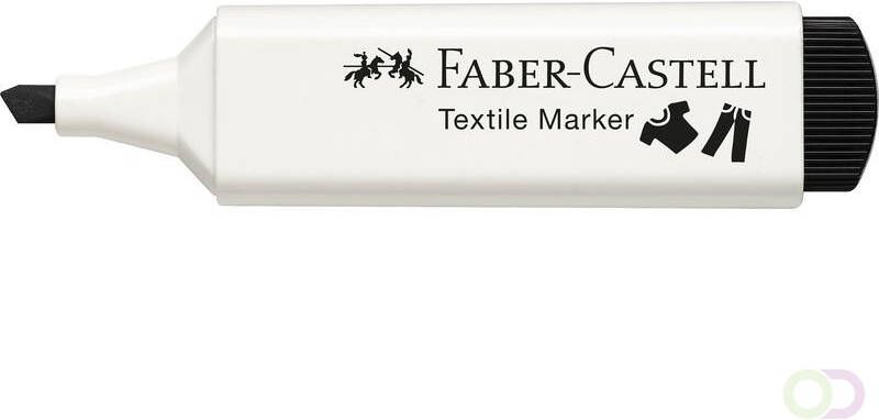Faber Castell Textielmarker Faber-Castell Zwart