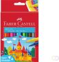 Faber Castell Viltstift Faber-Castell 24 stuks karton etui assorti - Thumbnail 1