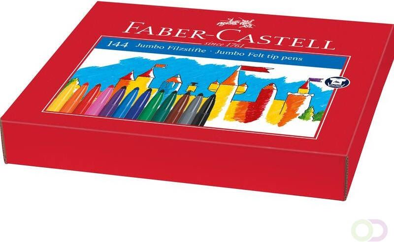 Faber Castell Viltstiften FC Jumbo Classpack 144 stuks (12x12 kleuren)