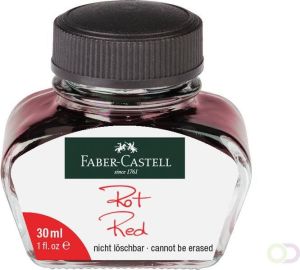 Faber Castell Vulpeninkt Faber-Castell rood flacon 30ml