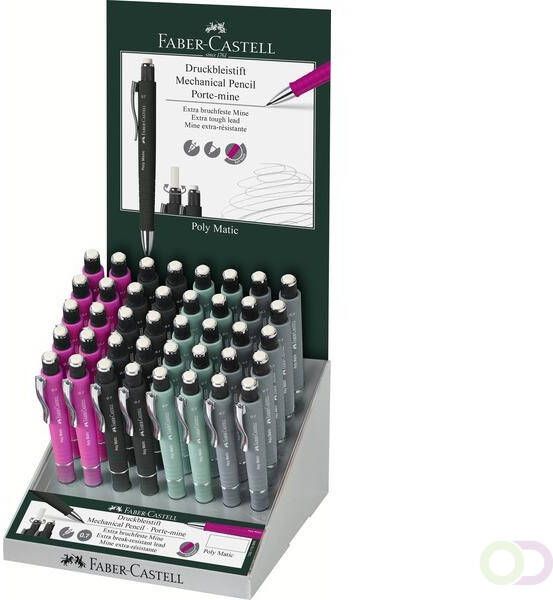 Faber Castell vulpotlood Polymatic 0 7mm display 40 stuks