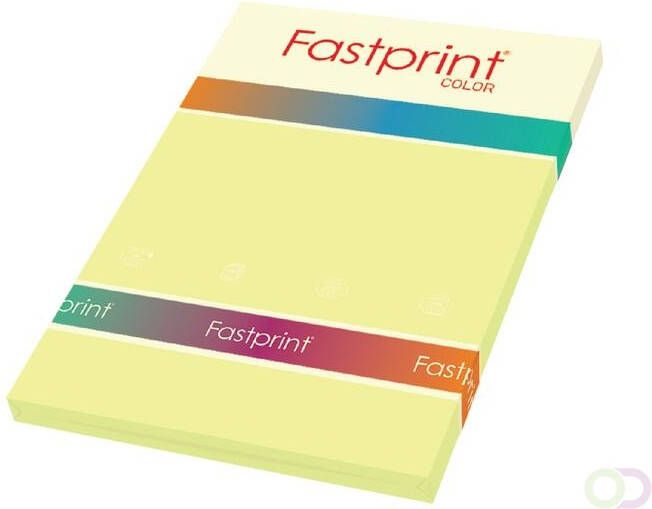 Fastprint Kopieerpapier A4 120gr kanariegeel 100vel