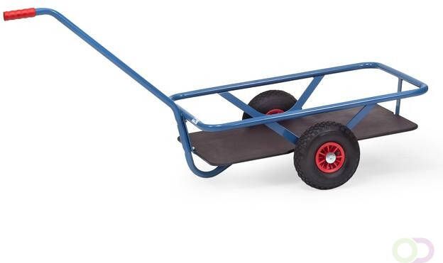 Fetra Handtrekwagen 4092 met platform Laadvlak 850 x 525 mm massief rubber