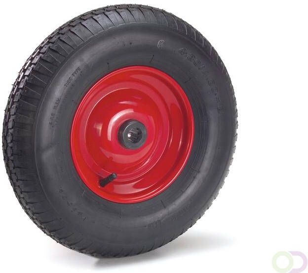 Fetra Luchtband 400 x 100 mm Stalen velg rood