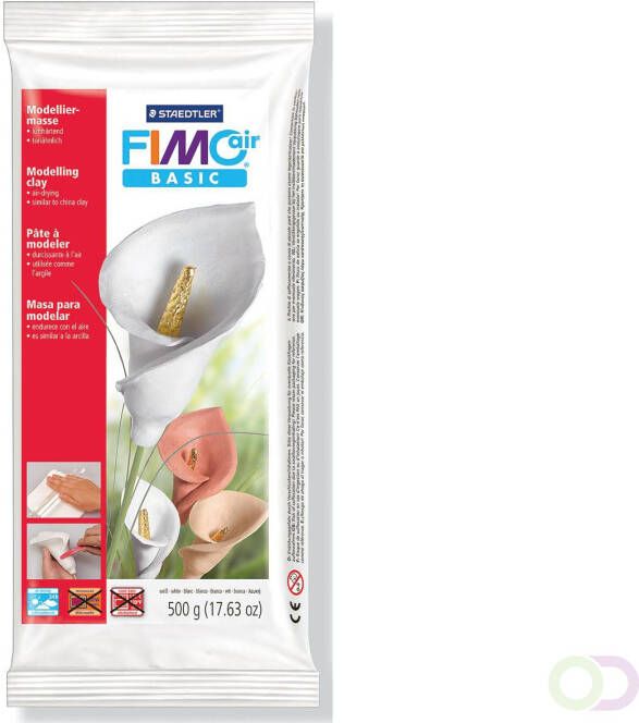 Fimo Boetseerklei Staedtler air wit pak van 500 g
