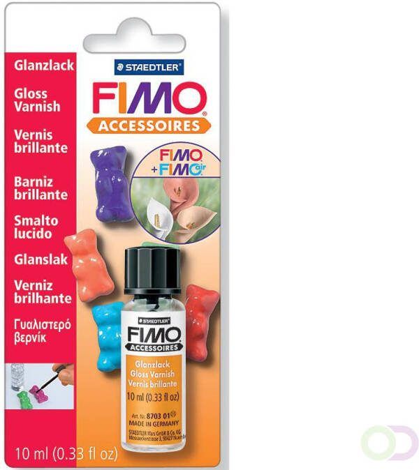 Fimo Staedtler glanslak glazen flesje van 10 ml