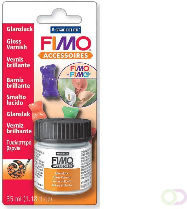 Fimo Staedtler glanslak glazen potje van 35 ml