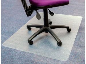 Floortex Stoelmat PVC 120x150cm voor zachte vloeren