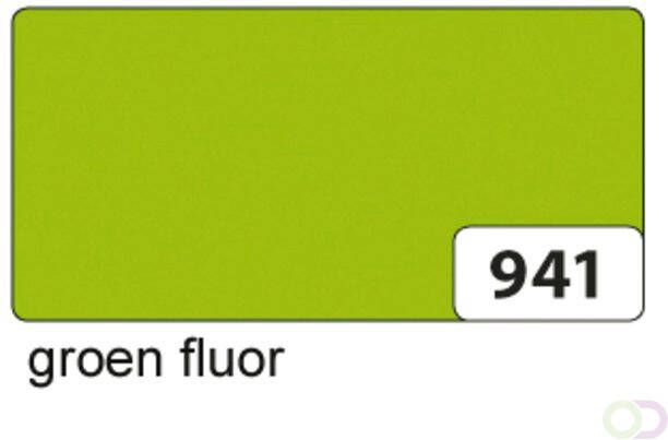 Folia Paper Etalagekarton Folia 1-zijdig 48x68cm 380gr nr941 fluor groen