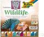 Folia Paper Vouwblaadjes Folia 80gr 15x15cm 50 vel 2-zijdig 10 wildlife designs - Thumbnail 1