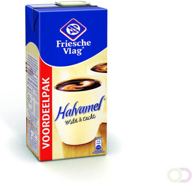 Friesche vlag Koffiemelk halvamel 930ml