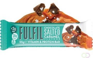 Fulfil Salted Caramel reep van 55 g pak van 15 stuks