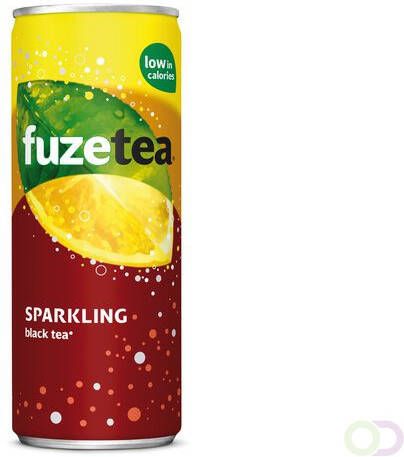 FuzeTea Frisdrank Sparkling lemon blikje 0.33l