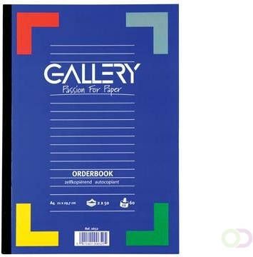 Gallery orderbook zelfkopiÃrend ft A4 50 x 2 vel